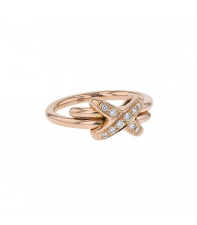 Chaumet Liens diamonds and gold ring