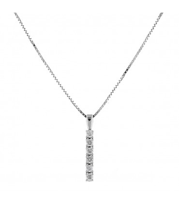 Diamonds and gold necklace