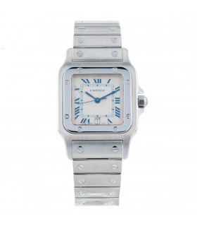 Cartier Santos stainless steel watch