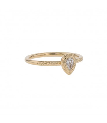 De Beers Talisman diamond and gold ring