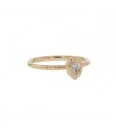 De Beers Talisman diamond and gold ring