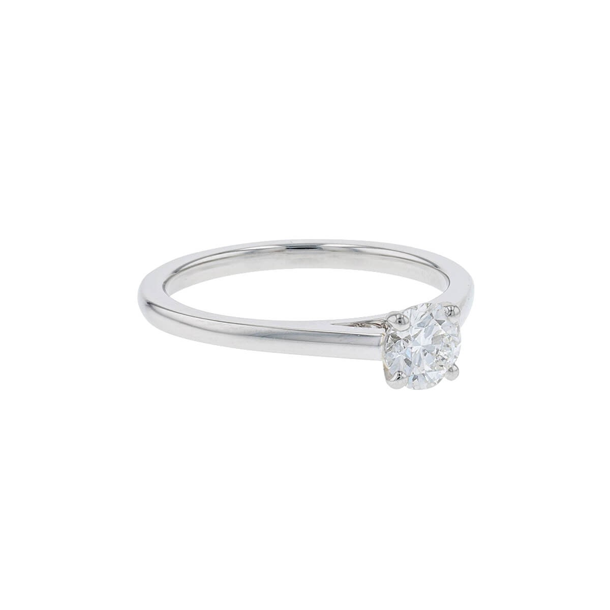 De Beers Platinum My First De Beers DB Classic solitaire diamond ring