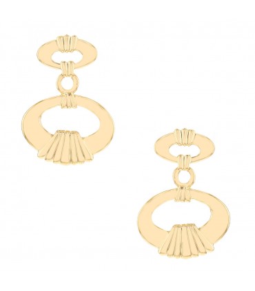 Gold earrings