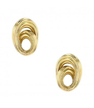 Gold earrings