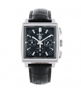 Tag Heuer Monaco stainless steel watch