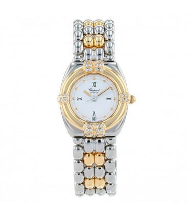 Chopard Gstaad stainless steel and gold watch