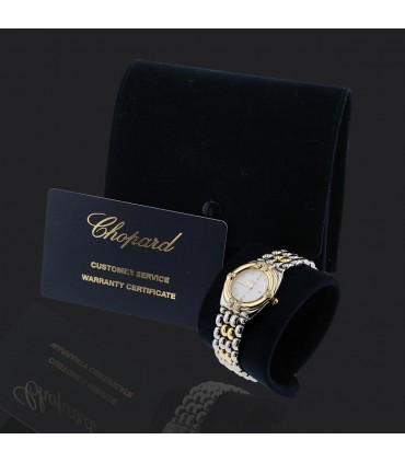 Chopard Gstaad stainless steel and gold watch