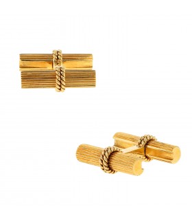 Lestret gold cufflinks