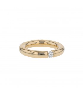 Diamond and gold ring