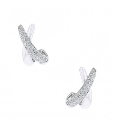 Boucles d’oreilles or et diamants