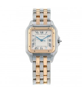 Cartier Panthère stainless steel and gold watch