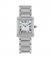 Cartier Tank Française stainless steel watch