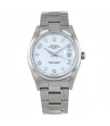 Rolex Date stainless steel watch Circa 1998