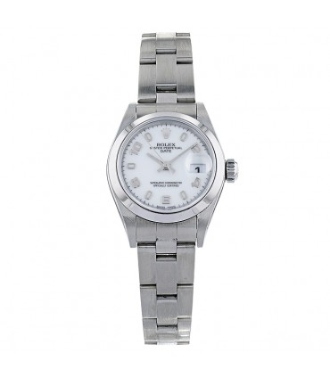 Rolex Date stainless steel watch