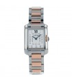 Cartier Tank Anglaise diamonds, stainless steel and gold watch