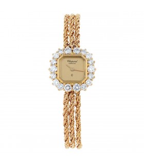 Chopard diamonds and gold watch