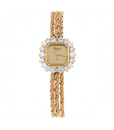 Chopard diamonds and gold watch