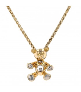 Chopard Happy Diamonds gold and diamond necklace