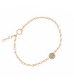 Pomellato Sabbia diamonds and gold bracelet
