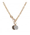 Pomellato Sabbia diamonds and gold necklace