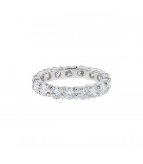 Diamonds and platinum ring