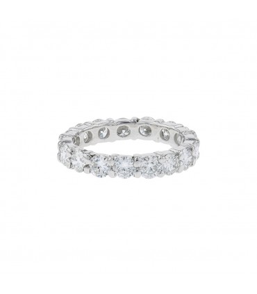 Diamonds and platinum ring