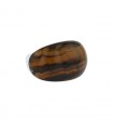 Tiger eye and silver ring