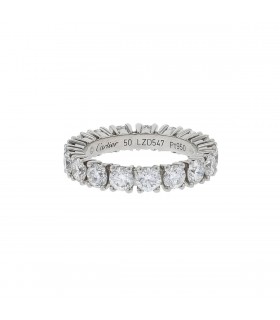 Cartier Destinée diamonds and platinum ring