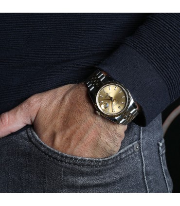 Rolex DateJust gold and stainless steel watch Circa 2010