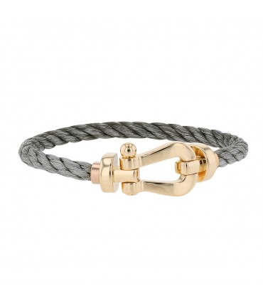 Fred Force 10 stainless steel and gold bracelet