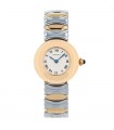 Cartier Colisée stainless steel and gold watch