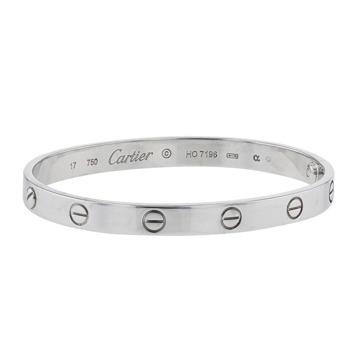 Bracelet Cartier Love Taille 17