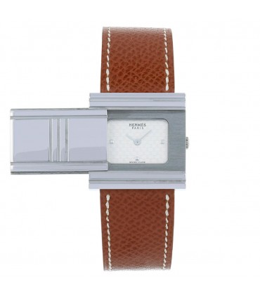 Hermès Glissade stainless steel watch