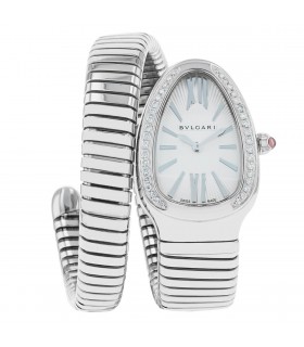 Bulgari Serpenti stainless steel watch