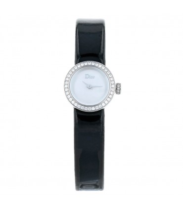 Dior La Mini D stainless steel watch