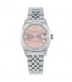 Rolex DateJust stainless steel and diamonds watch