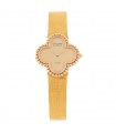 Van Cleef & Arpels Alhambra gold watch