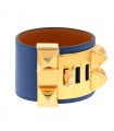 Hermès Collier de Chien plated gold bracelet