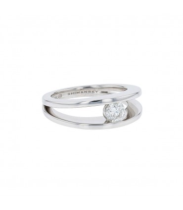 Bague Shimansky - Certificat GIA 0,40 ct F SI2