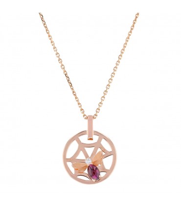 Chaumet Attrape-Moi Si Tu M’aimes diamond, amethyst and gold necklace