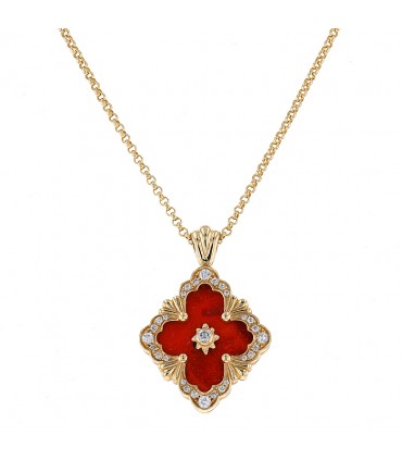 Buccellati Opéra Color diamonds and gold necklace