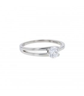 Bague Fred solitaire Amour Fou - Certificat GIA 0,50 ct D VS1