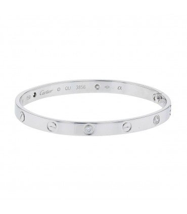Bracelet Cartier Love 4 Diamants Taille 19