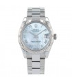 Rolex DateJust stainless steel and diamonds watch