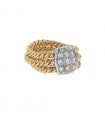 Pomellato diamonds and gold ring