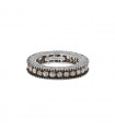 Mouawad brown and white diamonds and gold ring