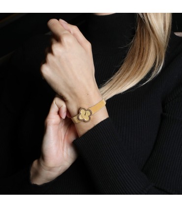 Van Cleef & Arpels Alhambra gold watch