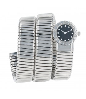 Bulgari Tubogas stainless steel watch