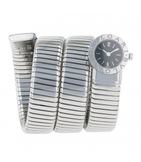 Bulgari Tubogas stainless steel watch