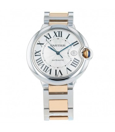 Cartier Ballon Bleu stainless steel and gold watch